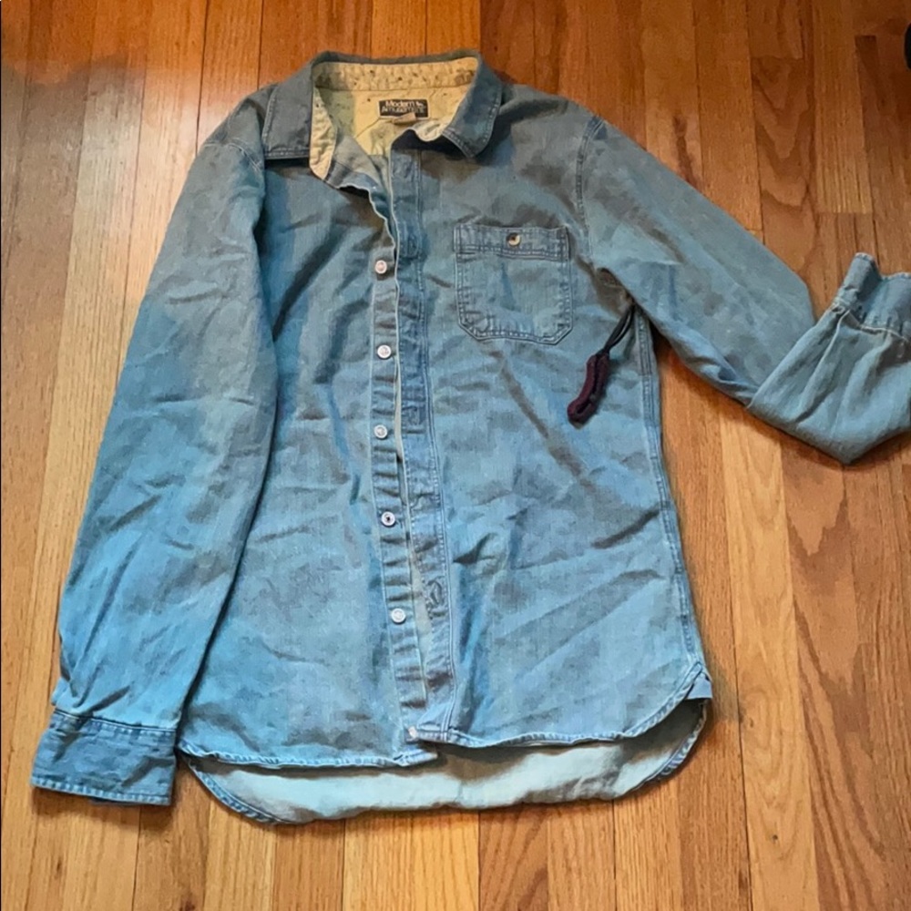 Modern Amusement Denim button up shirt